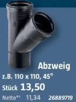 Bauhaus GEBERIT Abzweig Angebot