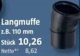 Bauhaus GEBERIT Langmuffe Angebot