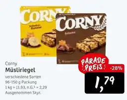 KONSUM Corny Müsliriegel Angebot