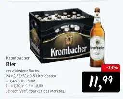 KONSUM Krombacher Bier Angebot