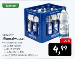 KONSUM Oppacher Mineralwasser Angebot