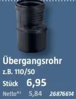 Bauhaus GEBERIT Übergangsrohr Angebot