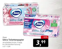 KONSUM Zewa Ultra Toilettenpapier Angebot