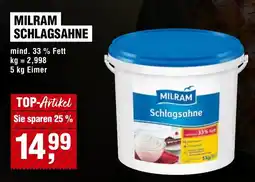 Handelshof MILRAM SCHLAGSAHNE Angebot