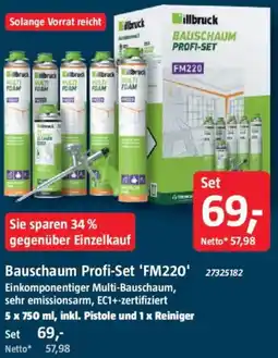Bauhaus Bauschaum Profi-Set 'FM220' Angebot
