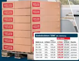 Bauhaus VELUX Eindeckrahmen 'EDW' Angebot