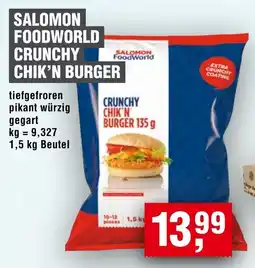 Handelshof SALOMON FOODWORLD CRUNCHY CHIK'N BURGER Angebot