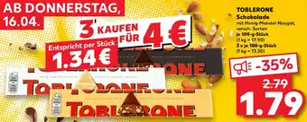 Kaufland TOBLERONE Schokolade Angebot