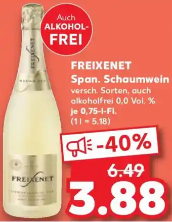 Kaufland FREIXENET Span. Schaumwein Angebot