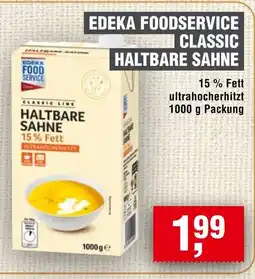 Handelshof EDEKA FOODSERVICE CLASSIC HALTBARE SAHNE Angebot