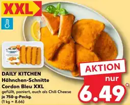 Kaufland DAILY KITCHEN Hähnchen-Schnitte Cordon Bleu XXL Angebot