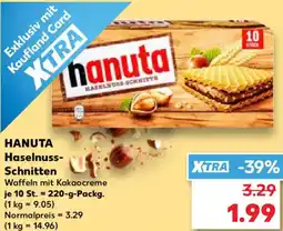 Kaufland HANUTA Haselnuss Schnitten Angebot