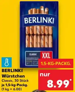 Kaufland BERLINKI Würstchen Angebot