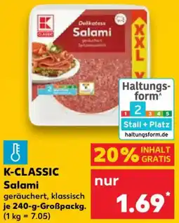 Kaufland K-CLASSIC Salami Angebot