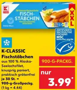 Kaufland K-CLASSIC Fischstäbchen Angebot