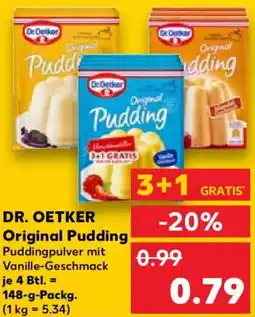 Kaufland DR. OETKER Original Pudding Angebot