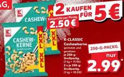 Kaufland K-CLASSIC Cashewkerne Angebot