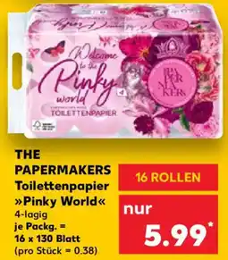 Kaufland THE PAPERMAKERS Toilettenpapier Pinky World Angebot