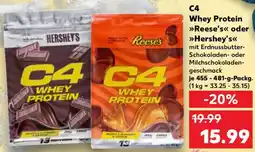 Kaufland C4 Whey Protein Reese's oder Hershey's Angebot