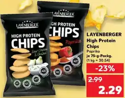 Kaufland LAYENBERGER High Protein Chips Angebot