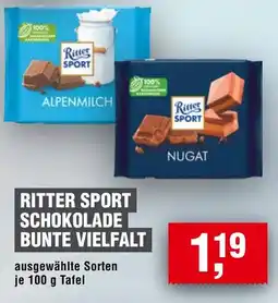 Handelshof RITTER SPORT SCHOKOLADE BUNTE VIELFALT Angebot