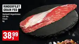 Handelshof RINDERFILET GRAIN FED Angebot