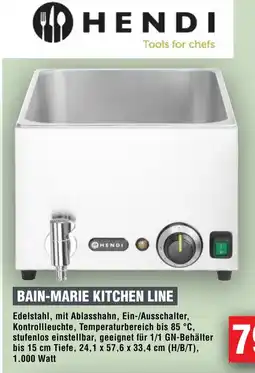 Handelshof HENDI BAIN-MARIE KITCHEN LINE Angebot