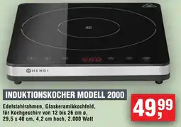 Handelshof HENDI INDUKTIONSKOCHER MODELL 2000 Angebot