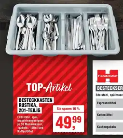 Handelshof BESTECKKASTEN RUSTIKA, 201-TEILIG Angebot
