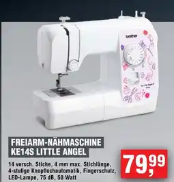 Handelshof brother FREIARM-NÄHMASCHINE KE14S LITTLE ANGEL Angebot