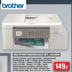Handelshof brother MULTIFUNKTIONSDRUCKER MFC-J4335DW Angebot