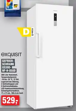 Handelshof exquisit GEFRIER- SCHRANK GS380- NF-H-050D Angebot