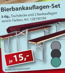 Sonderpreis Baumarkt Bierbankauflagen-Set Angebot