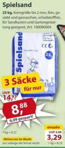 Sonderpreis Baumarkt Spielsand Angebot