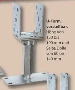 Sonderpreis Baumarkt versch. Pfostenträger U-Form Angebot