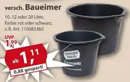 Sonderpreis Baumarkt versch. Baueimer Angebot