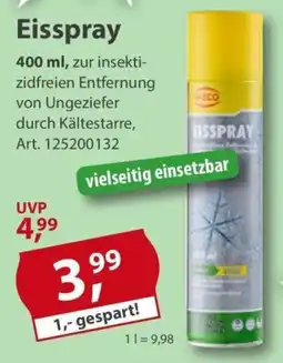 Sonderpreis Baumarkt WECO Eisspray Angebot