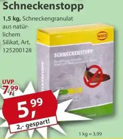 Sonderpreis Baumarkt WECO Schneckenstopp Angebot