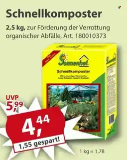 Sonderpreis Baumarkt Sonnenhof Schnellkomposter Angebot