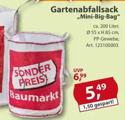 Sonderpreis Baumarkt Gartenabfallsack ,,Mini-Big-Bag" Angebot