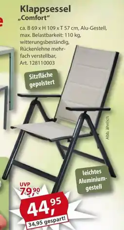 Sonderpreis Baumarkt Klappsessel ,,Comfort" Angebot