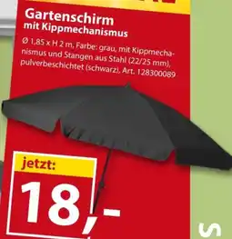 Sonderpreis Baumarkt Gartenschirm mit Kippmechanismus Angebot