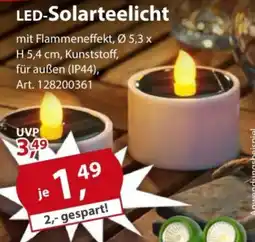 Sonderpreis Baumarkt LED-Solarteelicht Angebot
