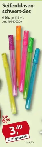 Sonderpreis Baumarkt Seifenblasenschwert-Set Angebot