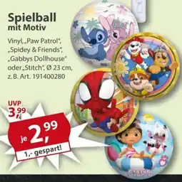 Sonderpreis Baumarkt Spielball mit Motiv Angebot