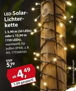 Sonderpreis Baumarkt LED-Solar- Lichterkette Angebot
