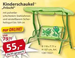 Sonderpreis Baumarkt Kinderschaukel ,,Fröschl" Angebot
