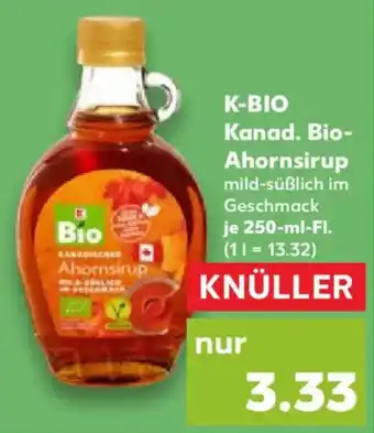 Kaufland K-BIO Kanad. Bio Ahornsirup Angebot