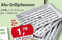Sonderpreis Baumarkt Alu-Grillpfannen Angebot