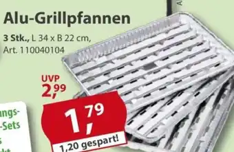 Sonderpreis Baumarkt Alu-Grillpfannen Angebot